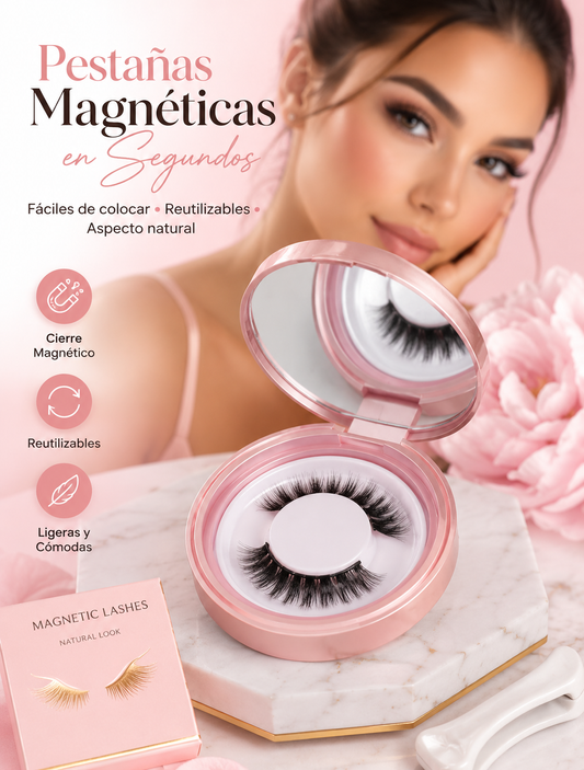 ✨ Pestañas Magnéticas en Segundos