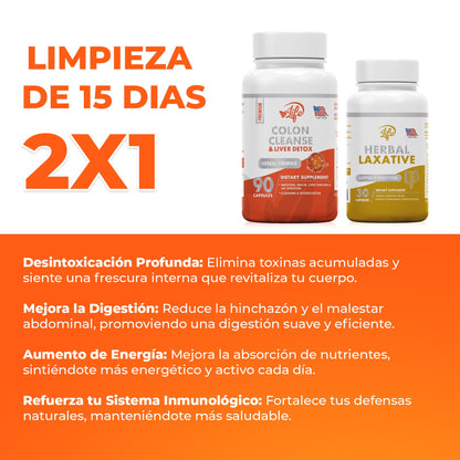 Limpieza de 15 Dias™ 2x1