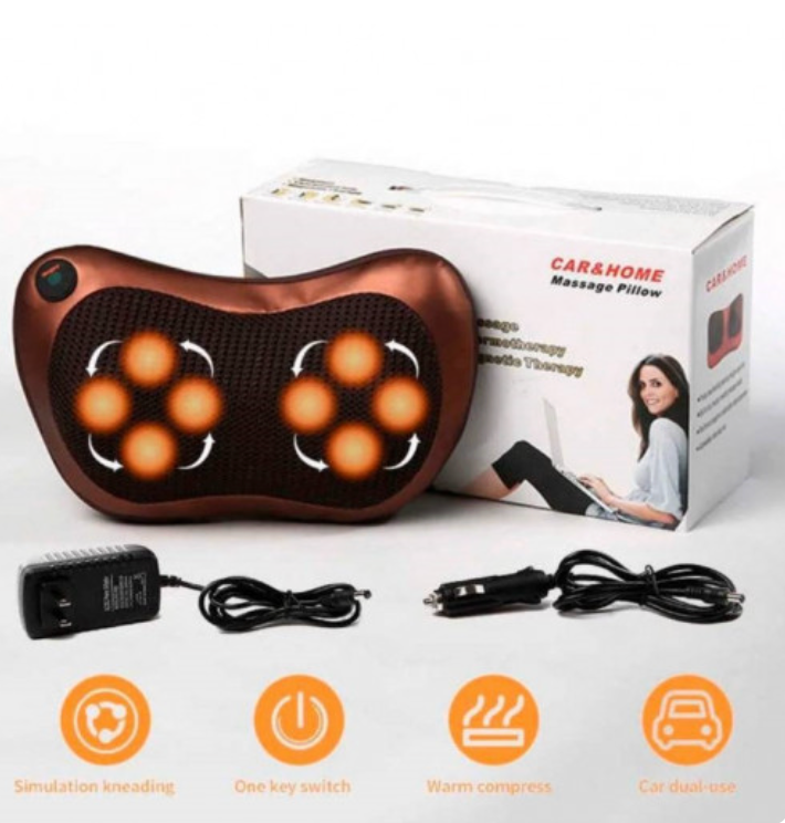 Almohada Masajeadora Shiatsu con Calor Terapéutico